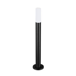 Outdoor floor light Lux Muggia – outdoor floor lights in sandblasted black and aluminum