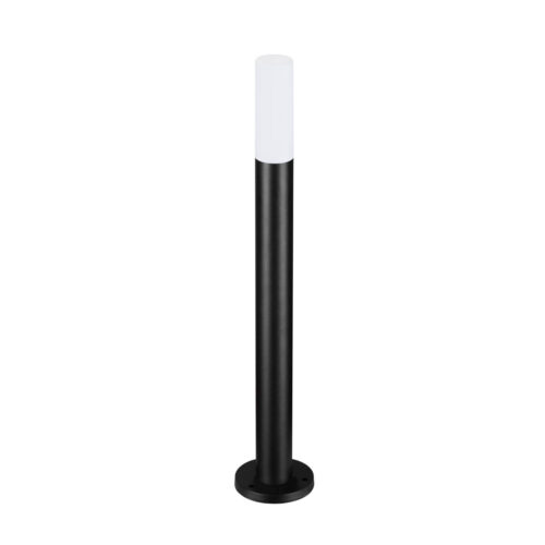 Outdoor floor light Lux Muggia – outdoor floor lights in sandblasted black and aluminum