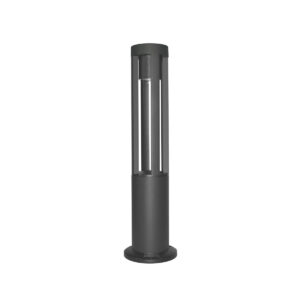 Outdoor floor light Lux Ratel – outdoor floor lights in sandblasted black and aluminum
