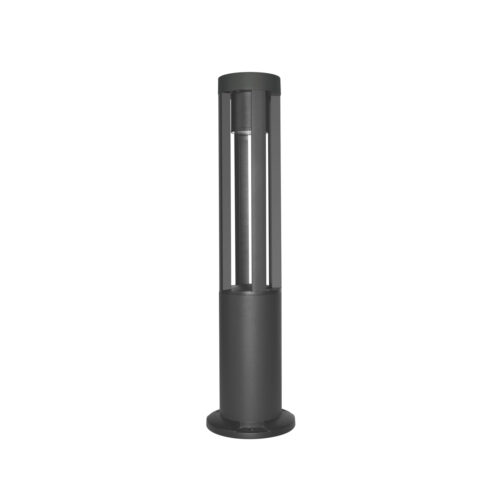 Outdoor floor light Lux Ratel – outdoor floor lights in sandblasted black and aluminum
