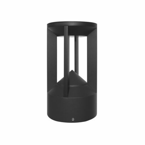 Outdoor floor light Lux Nomad – outdoor floor lights in sandblasted black and aluminum