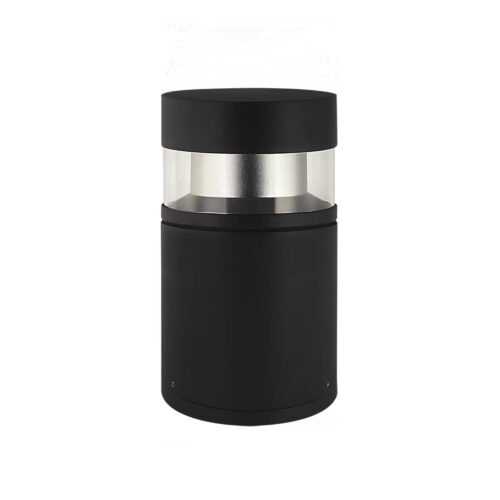 Outdoor floor light Lux Marcon 25 3K / 4K – outdoor floor lights in sandblasted black and aluminum