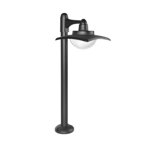 Outdoor floor light Lux Isola 6923 3K / 4K 9W – outdoor floor lights in sandblasted black and aluminium