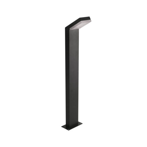 Outdoor floor light Lux Mira 3K / 4K – outdoor floor lights in sandblasted black and aluminum