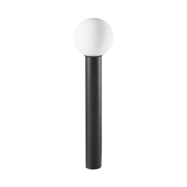 Outdoor floor light Lux Feltre – outdoor floor lights in sandblasted black and aluminum