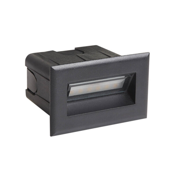 Garden recessed light Lux Erba 0332 3K / 4K – garden recessed lights in sandblasted black and aluminum