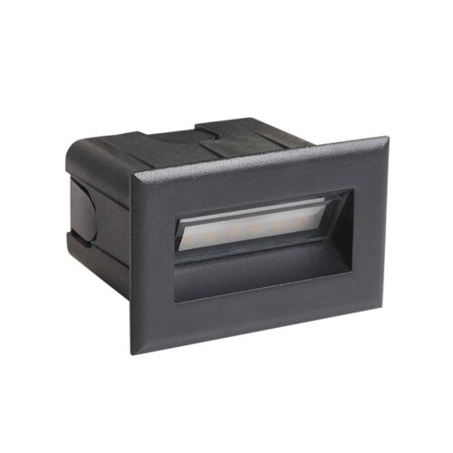 Garden recessed light Lux Erba 0332 3K / 4K 3w – garden recessed lights in sandblasted black and aluminum