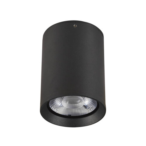 Garden surface-mounted light Lux Cervia 2003 3K / 4K – garden surface-mounted lights in sandblasted black and aluminum