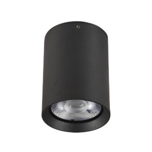 Garden surface-mounted light Lux Cervia 2003 3K / 4K 9W – garden surface-mounted lights in sandblasted black and aluminum