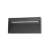 Outdoor wall light Lux Fenis 2695 3K / 4K – outdoor wall lights in sandblasted black and aluminium