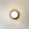 Outdoor wall light Lux Rosta – outdoor wall lights in sandblasted black and aluminium