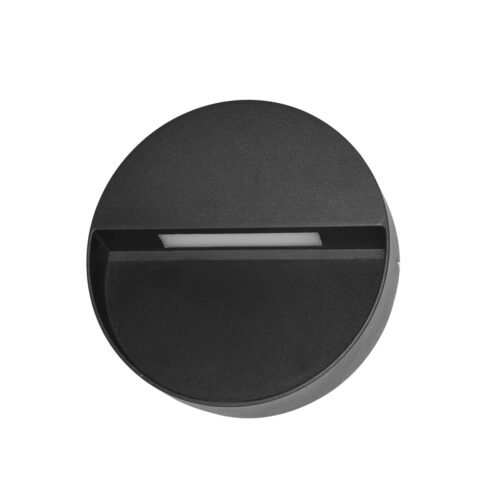 Outdoor wall light Lux Piana 4153 3K / 4K – outdoor wall lights in sandblasted black and aluminium