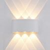 Outdoor wall light Lux Ortelo – outdoor wall lights in sandy white
