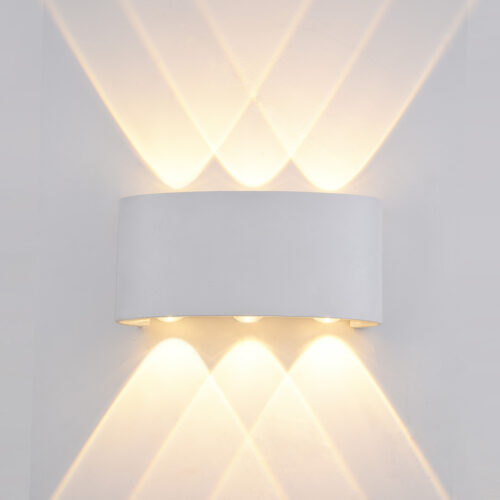 Outdoor wall light Lux Ortelo – outdoor wall lights in sandy white