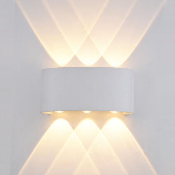 Outdoor wall light Lux Ortelo – outdoor wall lights in sandy white