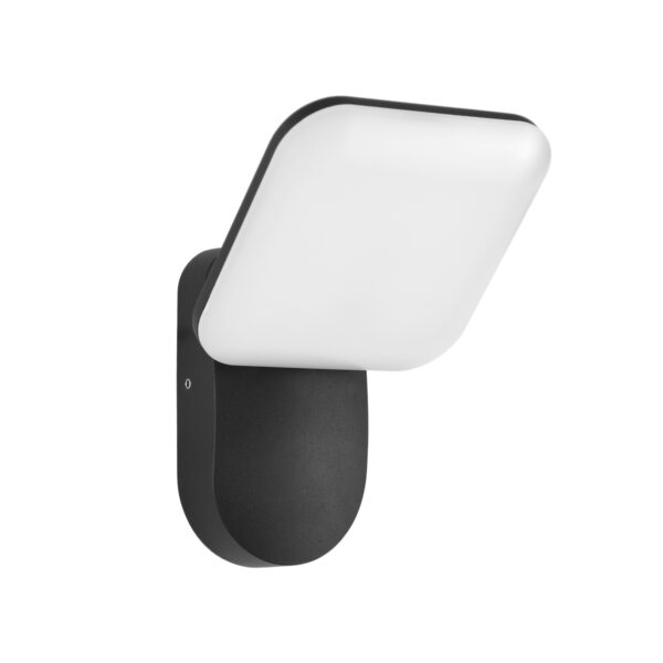 Outdoor wall light Lux Nammi 4K – outdoor wall lights in sandblasted black and aluminium