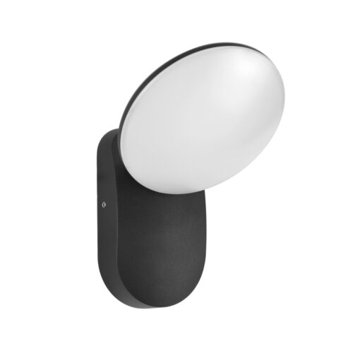Outdoor wall light Lux Monti 6214 3K / 4K – outdoor wall lights in sandblasted black and aluminium