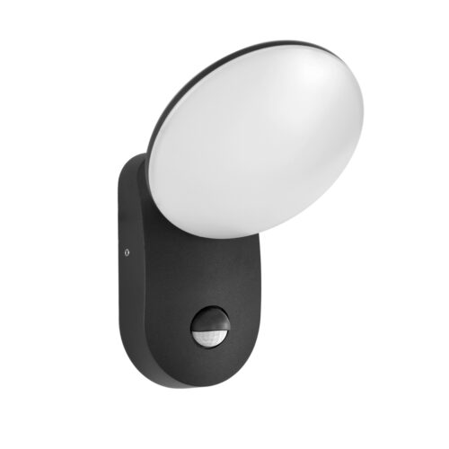 Outdoor wall light Lux Monti – outdoor wall lights in sandblasted black and aluminium