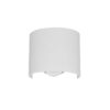 Outdoor wall light Lux Ortelo 2w – outdoor wall lights in sandy white and aluminum