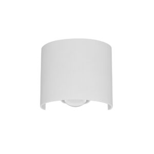 Outdoor wall light Lux Ortelo 2w – outdoor wall lights in sandy white and aluminum