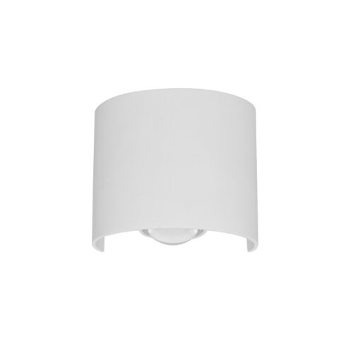 Outdoor wall light Lux Ortelo 2w – outdoor wall lights in sandy white and aluminum