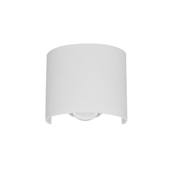 Outdoor wall light Lux Ortelo 2w – outdoor wall lights in sandy white and aluminum