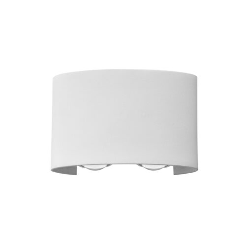 Outdoor wall light Lux Ortelo 4w – outdoor wall lights in sandy white and aluminum