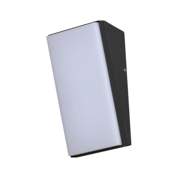 Outdoor wall light Lux Fama 7061 3K / 4K 10w – outdoor wall lights in sandblasted black and aluminum