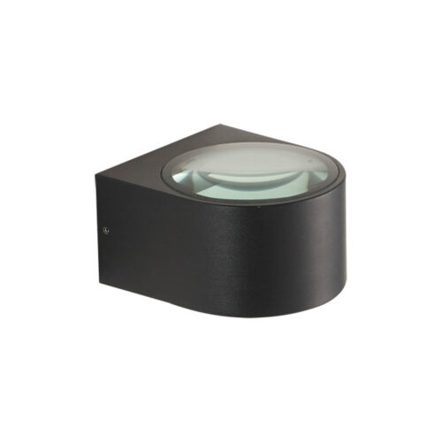 Outdoor wall light Lux Pesaro 8031 3K / 4K 5w – outdoor wall lights in sandblasted black and aluminum