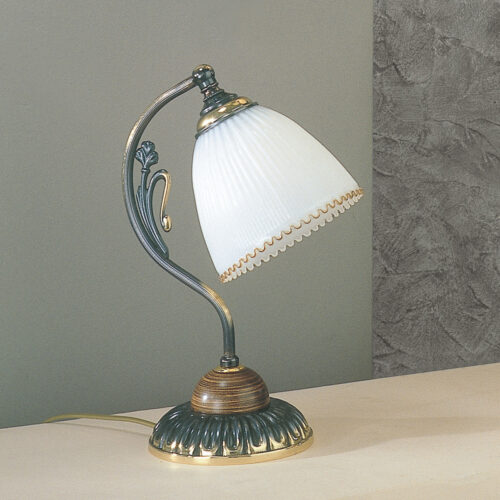 Table lamp Lux 3800 – table lamps in smoked brown and glass