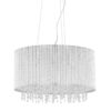 Pendant lamp Lux Anabella 42w – modern pendant lamp in silver and aluminium metal