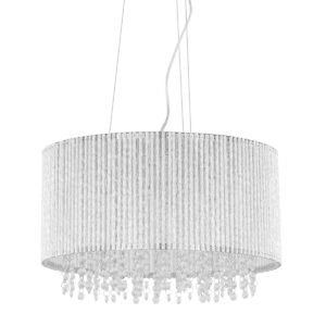 Pendant lamp Lux Anabella 42w – modern pendant lamp in silver and aluminium metal
