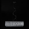 Pendant lamp Lux Vanessa – modern pendant lamp in chrome and anodized aluminum