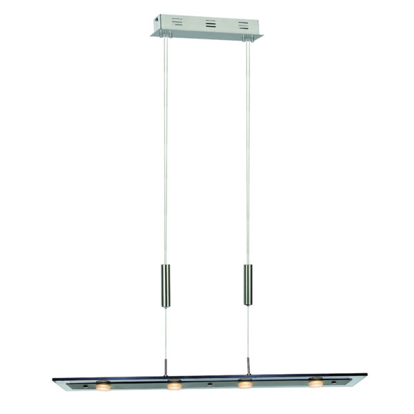 Pendant lamp Lux Savio – modern pendant lamp in black chrome and metal alloy
