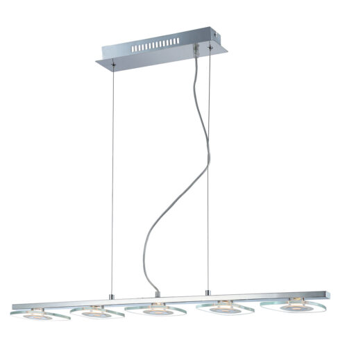Pendant lamp Lux Bill – modern pendant lamp in chrome and metal