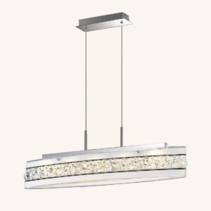 Pendant lamp Lux Franco – modern pendant lamp in white and metal