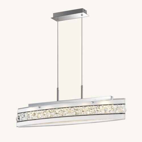 Pendant lamp Lux Franco – modern pendant lamp in white and metal