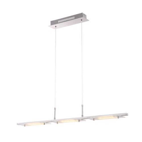 Pendant lamp Lux Adamo – modern pendant lamp in chrome and metal