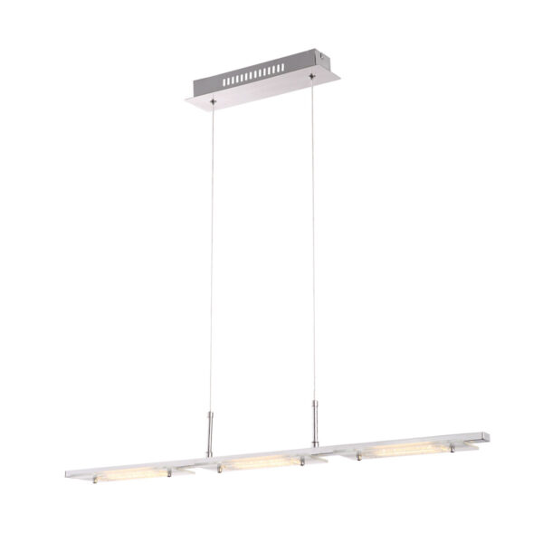 Pendant lamp Lux Adamo – modern pendant lamp in chrome and metal