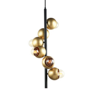 Pendant lamp Lux Malmo – modern pendant lamp in black and steel