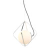 Pendant lamp Lux Canto – modern pendant lamp in black chrome and steel