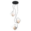 Pendant lamp Lux Canto 40w – modern pendant lamp in black chrome and steel
