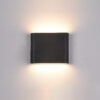 Outdoor wall light Lux Romano – outdoor wall lights in black and aluminum