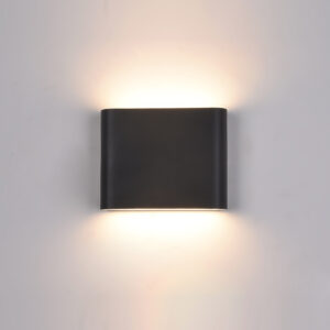 Outdoor wall light Lux Romano – outdoor wall lights in black and aluminum