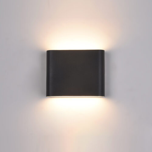 Outdoor wall light Lux Romano – outdoor wall lights in black and aluminum