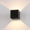 Outdoor wall light Lux Sorento – outdoor wall lights in black and aluminum