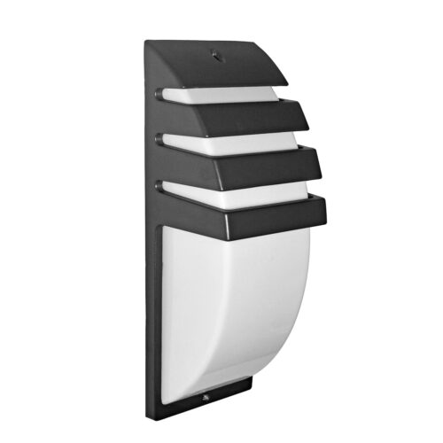 Outdoor wall light Lux Mona – outdoor wall lights in sandblasted black and cast aluminum