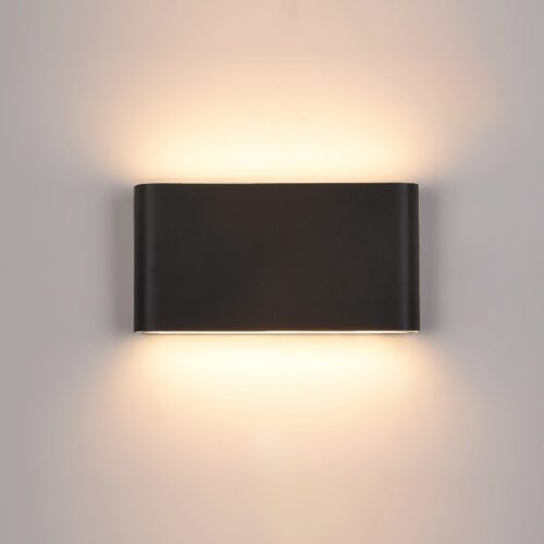 Outdoor wall light Lux Romano 12w – outdoor wall lights in black and aluminum