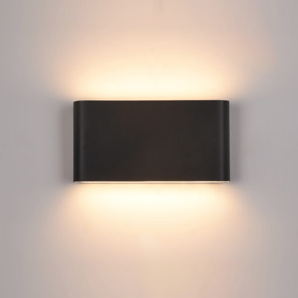 Outdoor wall light Lux Romano 12w – outdoor wall lights in black and aluminum