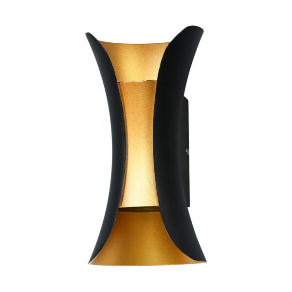 Outdoor wall light Lux Dante 10w – outdoor wall lights in sandblasted black